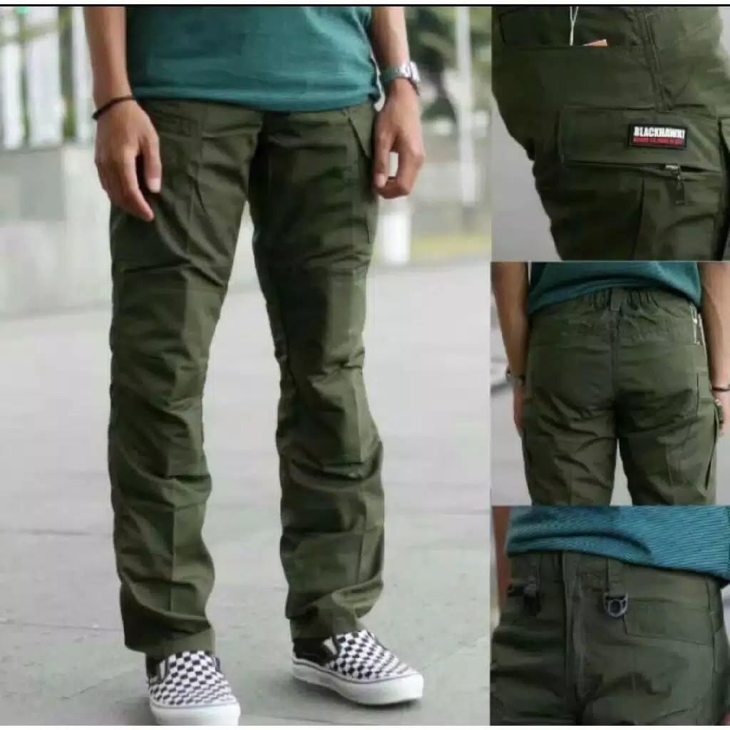 Celana Distro Celana Cargo Panjang Taktikal BLACKHAWK  Original