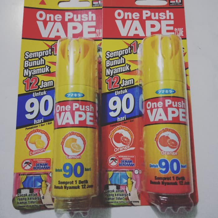 Obat Nyamuk Vape One Push Spray Anti Nyamuk Vape 90 Days