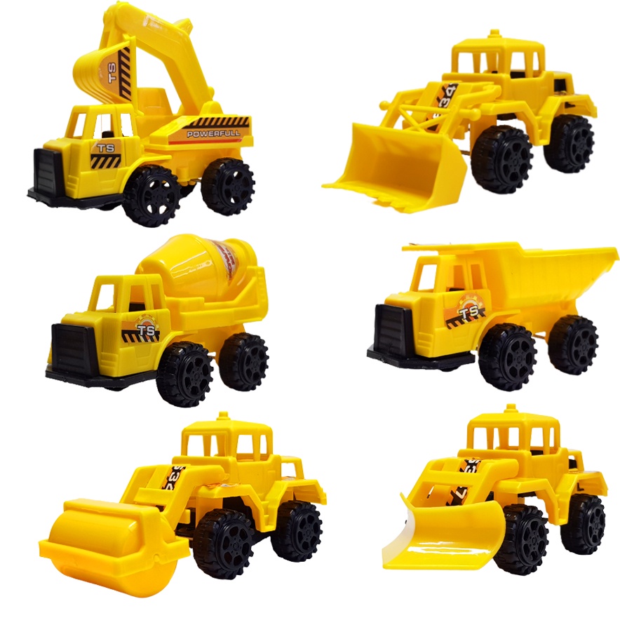 Construction Truck 6 Pcs mainan anak edukasi kontruksi Mainan Anak Truk Pasir/ 6347