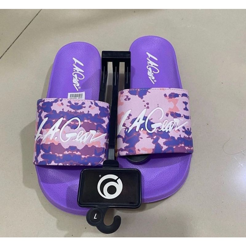 LA Gear slide sandal purple size 10