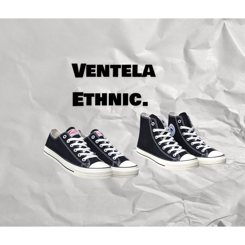 VENTELA ETHNIC LOW BLACK NATURAL