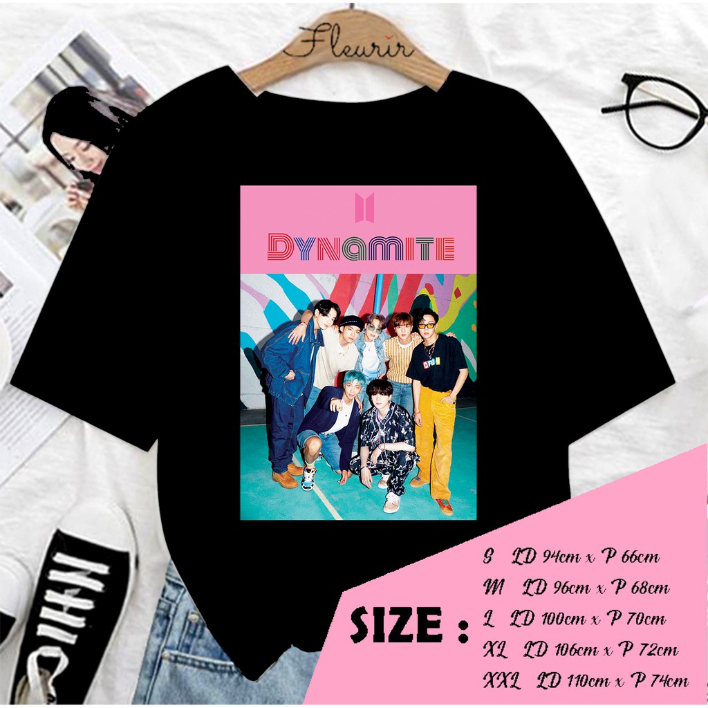 FLEURIR - KAOS DYNAMITE ALL WANITA DEWASA LENGAN PENDEK TEE UNISEX PRIA