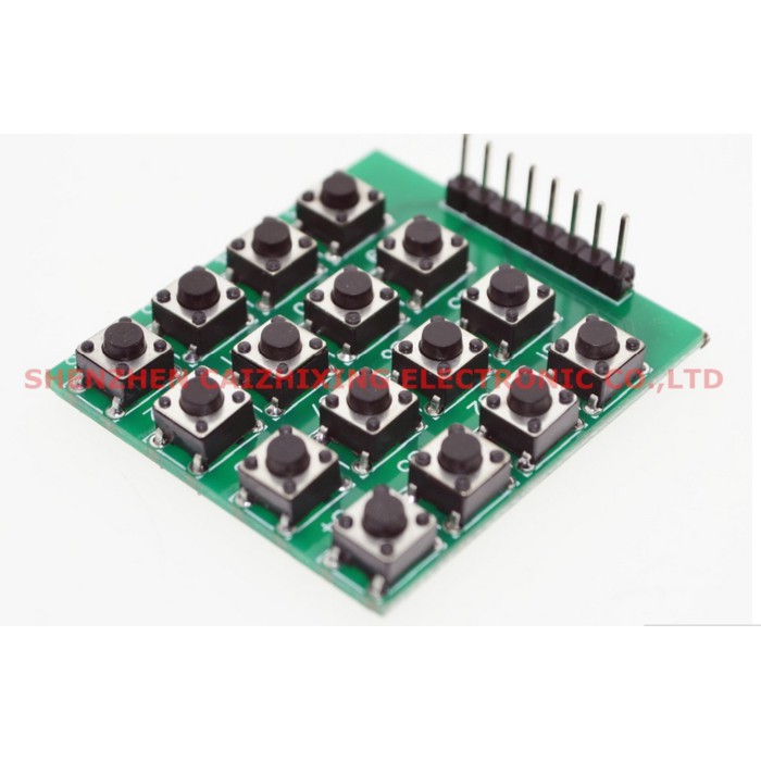 HQ 4x4 Matrix 16 Keypad Keyboard Module 16 Button Mcu for Arduino