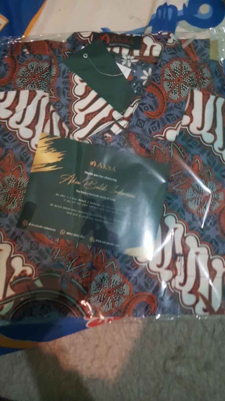 Hem Pendek Pria Aksa Batik Leonard