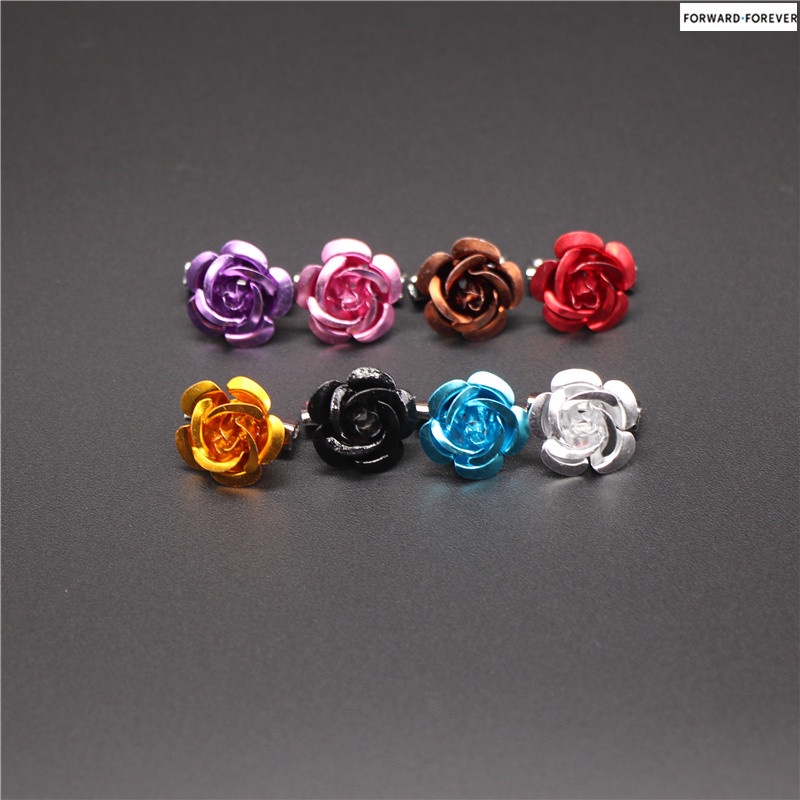 6pcs new style rose flower pin Tudung safety pin M70022