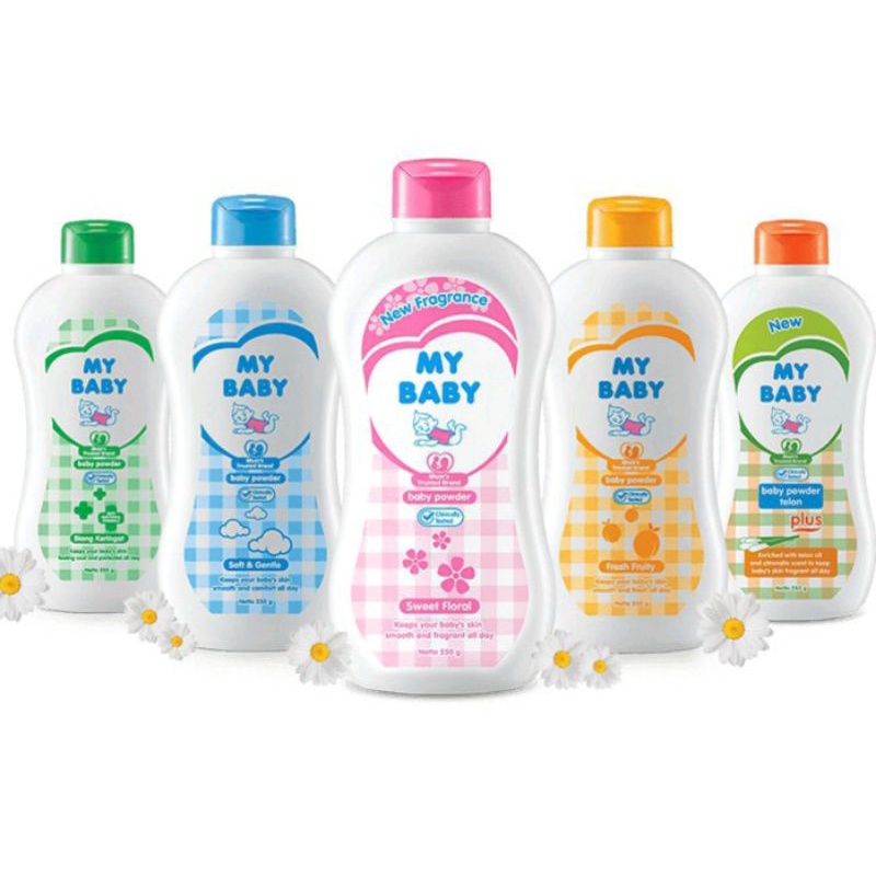 My Baby Baby Powder 50g / Bedak Bayi My Baby POWDER 50G MY BABY