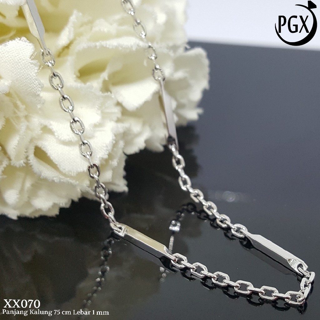 PGX Kalung Pria Wanita Xuping Perhiasan Lapis Emas Aksesoris Fashion Premium - XX070