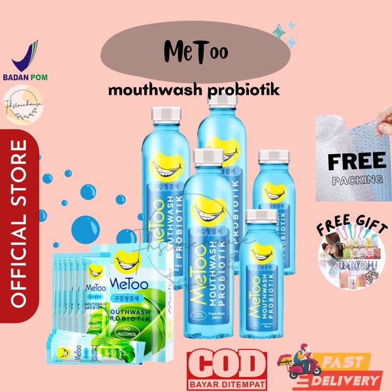 [READY LANGSUNG KIRIM] METOO OBAT KUMUR PROBIOTIK ASAL KOREA FRESH MINT MOUTH WASH OBAT KUMUR BY ME TOO METOO METO MITU 100ML/250ML