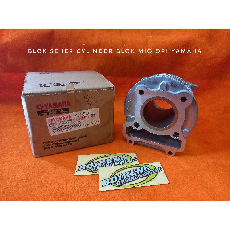 BLOK SEHER SEKER CYLINDER SILINDER BLOK MIO ORI YAMAHA KODE 5LW00 - BOYRENK RACING CONCEPT