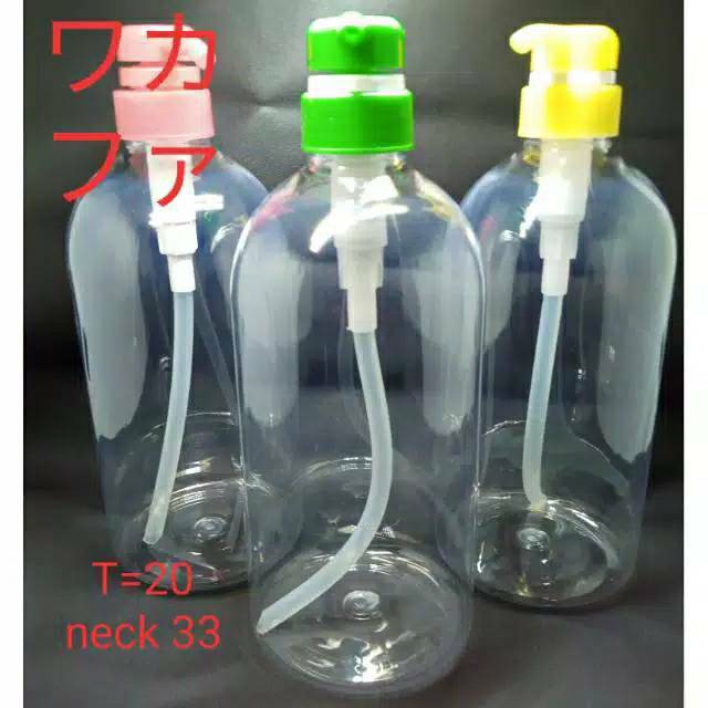 Botol Pump 1 liter | Pamp 1000ml | Wadah kosong isi ulang handsoap sabun cuci tangan handsanitizer