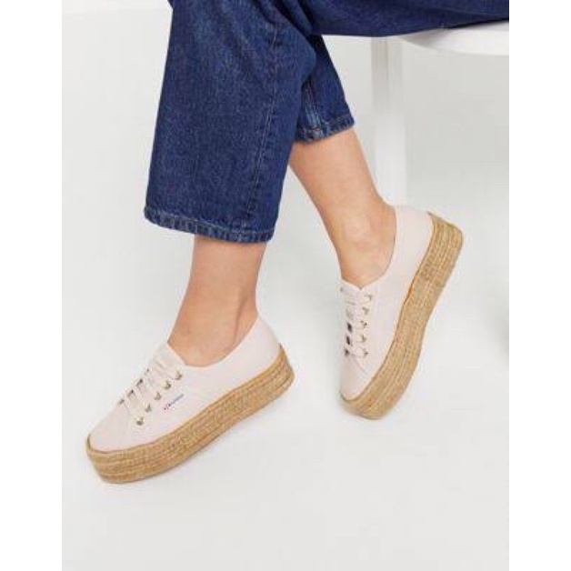 SALE 50% OFF! Sepatu Sneakers Superga 2790 Cotropew Pink Skin