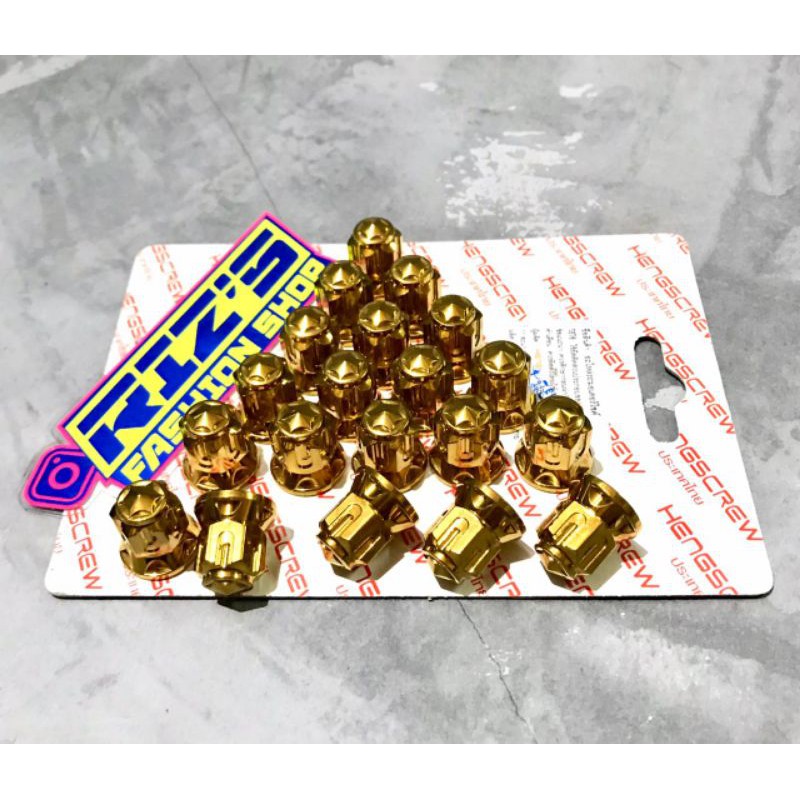 Baut Probolt mur head 12 type H 2 ninja r ninja rr original heng thailand