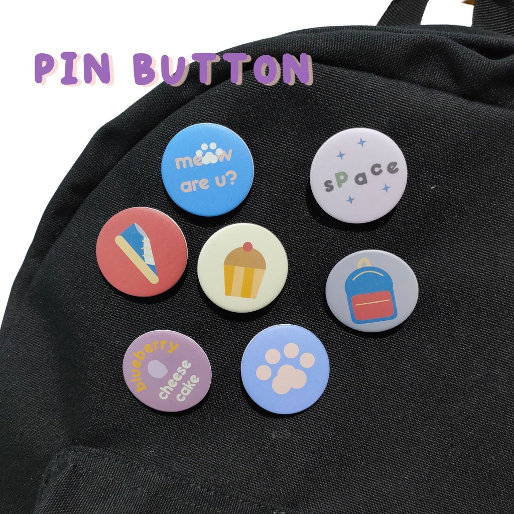 Pin Button Himeku isi 4