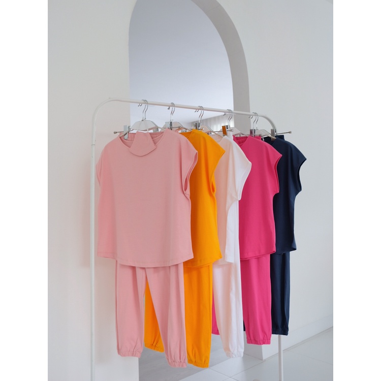 Kadaka S-0130 Set Jogger Pants with Top Comfy &amp; Sporty