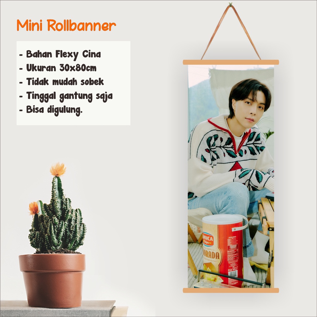 MINI ROLL BANNER NCT 127 JOHNNY STICKER