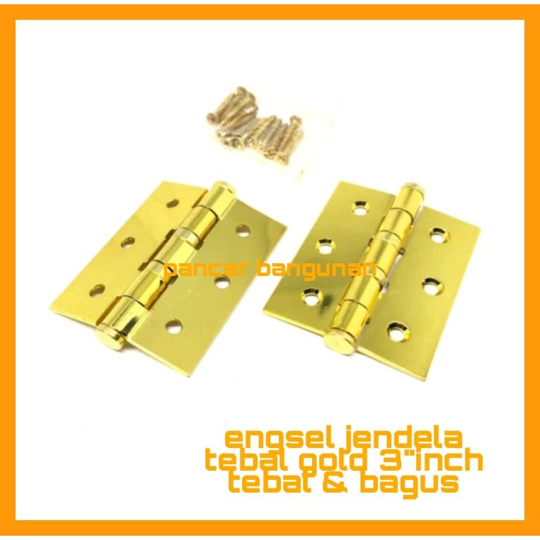 ENGSEL JENDELA 3 INCH GOLD - ENGSEL JENDELA 3 INCH - ENGSEL PINTU JENDELA 3 INCH GOLD - ENGSEL JENDE