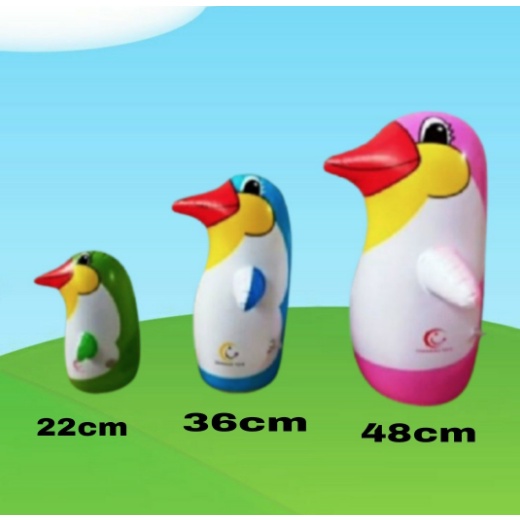 MAINAN TIUP TINJU PASIR PINGUIN WARNA TANGGUNG 36cm (TIUPAN)