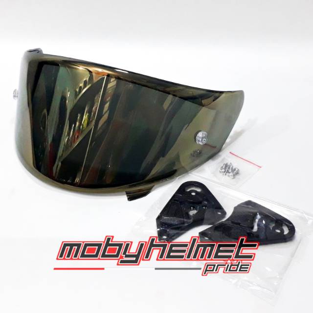 Visor KYT TT Course - Iridium Gold - NFR PNP - Original