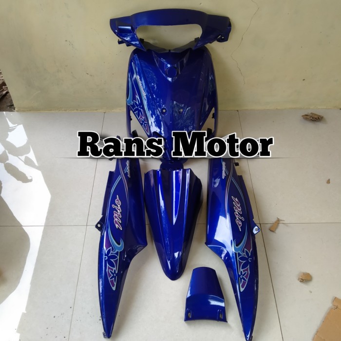 BODY YAMAHA MIO SPORTY BIRU BODY MIO SPORTY OLD BIRU