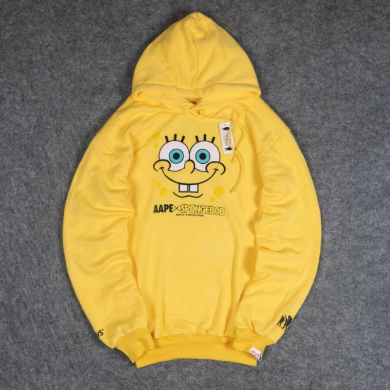 HOODIE SPONGEBOB X AAPE