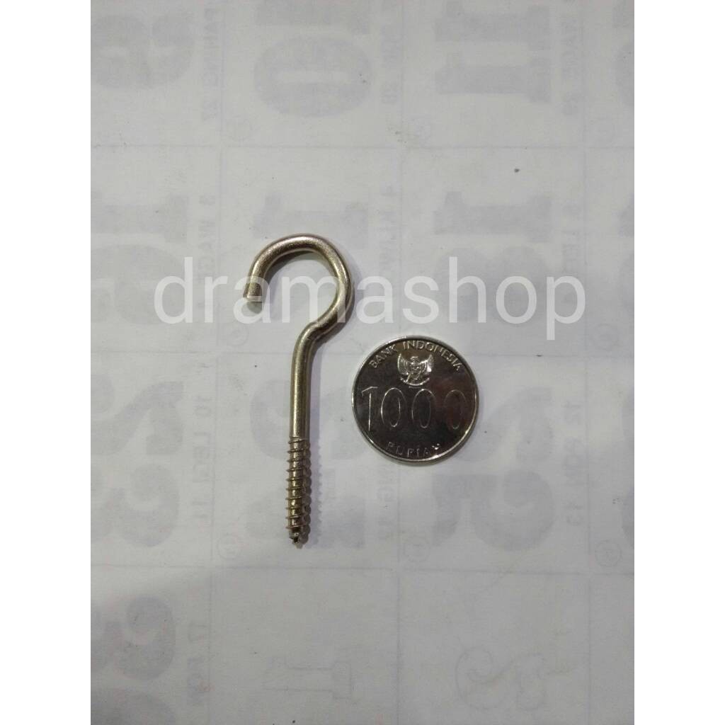 Paku hook, Paku gantung, sekrup gantung 6cm