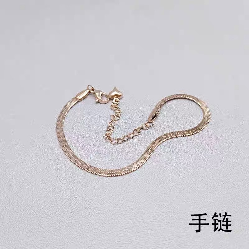 gelang polos titanium asli pipih cantik diamonde