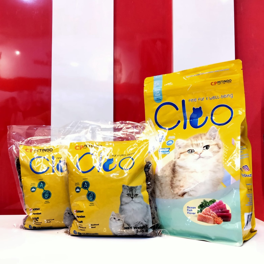 CLEO KITTEN OCEANFISH REPACK makanan kucing