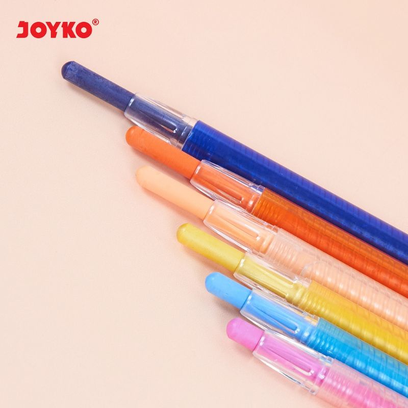 (Joyko Mini 12 warna) Krayon Putar Mini Twist Crayon Joyko TWCR