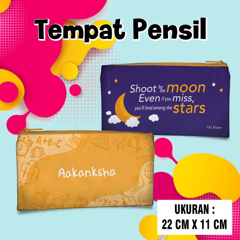 

tempat pensil custom souvenir custom tema anak anak foto gambar tulisan