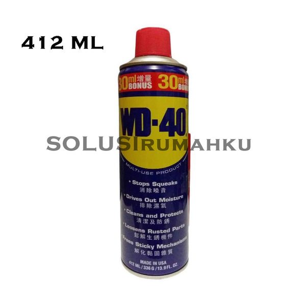 Unik WD-40 412 ML LUBRICANT PELUMAS SERBAGUNA MINYAK ANTI KARAT WD 40 WD40 Limited