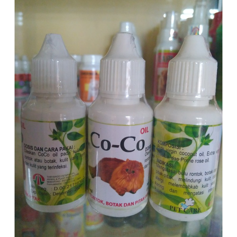 Co-Co Oil / Minyak untuk botak pada kucing