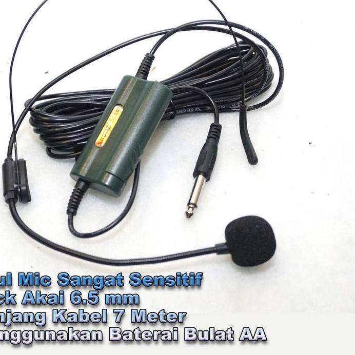 Terbaik..mic microphone kabel bando shure SH 50T ecm 1008.mic headset/bando mic imam