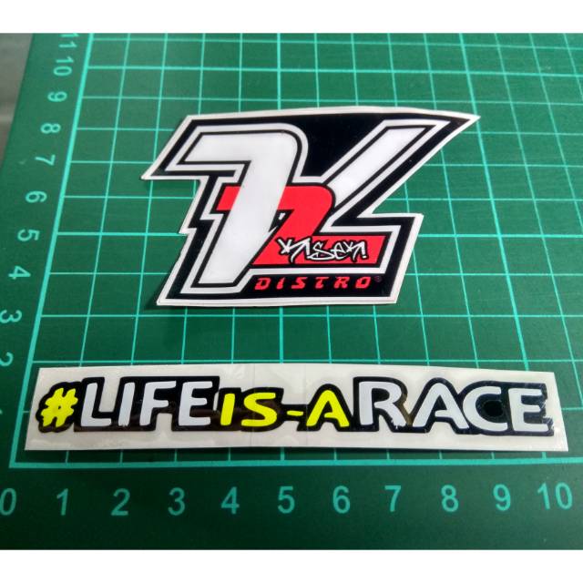 

Stiker Life is A race (KISEKIDISTRO)