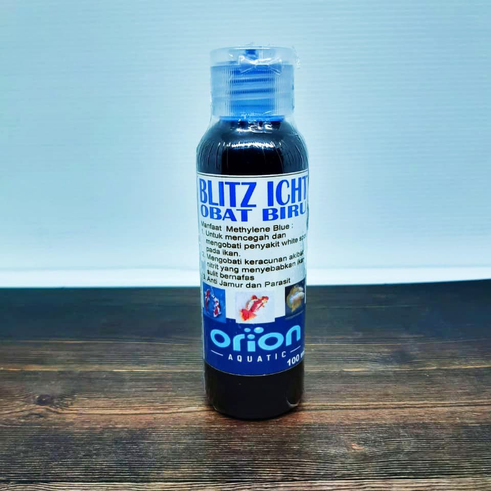 [SIAP KIRIM] Blitzh Icth / Obat Biru 100 ml / obat ikan / obat ikan cupang / obat cupang