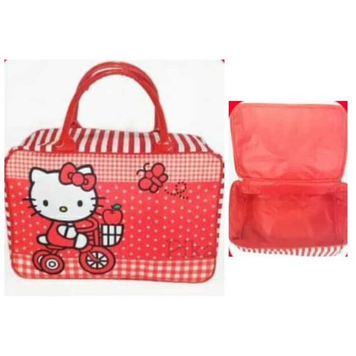 Tas Troli Anak Perempuan Tk Sd Little Pony Frozen Princess Hello  TC492  Travel Sepeda Kanvas Teba