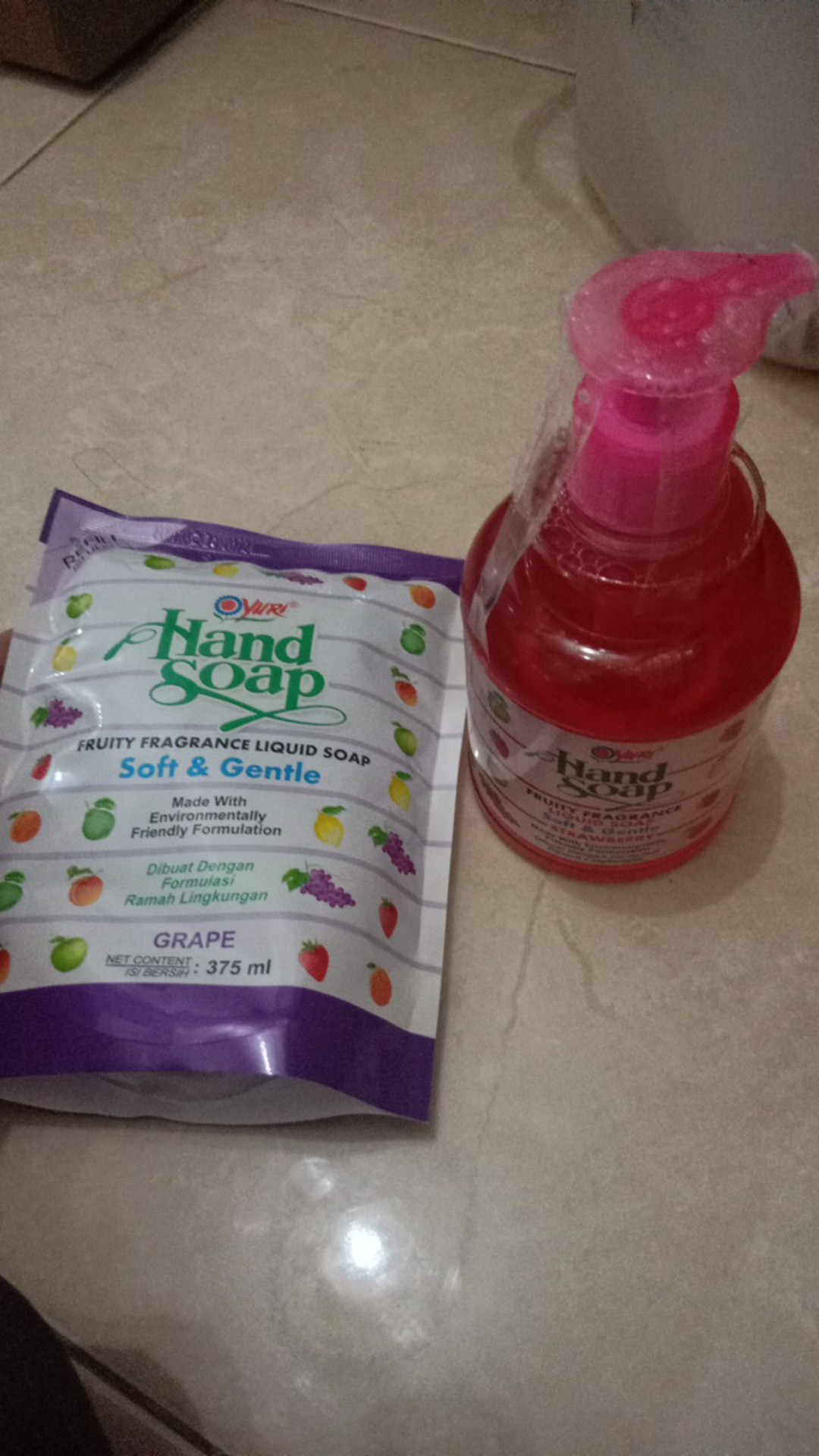 Yuri Hand Soap/ Foaming Pouch Refill 375 Ml