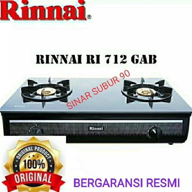 Terbaru Kompor Gas Rinnai Ri 712 Ga B Kompor Gas Api Lilin Kaca Shopee Indonesia