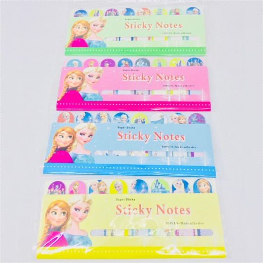 

Post it Frozen/Sticky Note/Pembatas Buku/Memo Montana Karakter