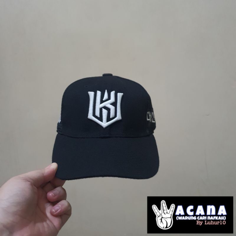 Topi Trucker Model Built Up Logo K warna hitam [Second]