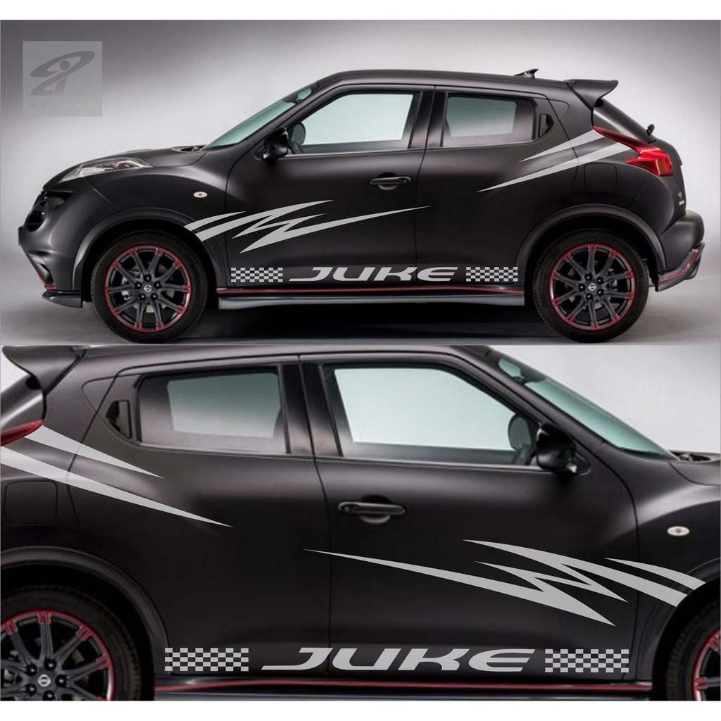 Jual Stiker Sticker Cutting Mobil Juke Striping Body Mobil Juke Stiker Mobil Nissan Juke Terbaru