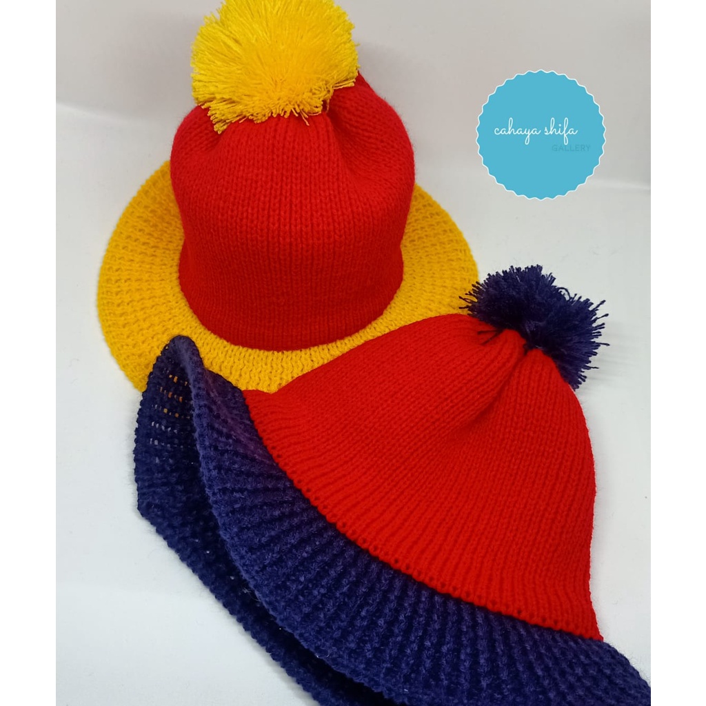 KUPLUK TOPI ANAK 2 WARNA / BEANIE HAT KIDS / KUPLUK TOPI LUCU