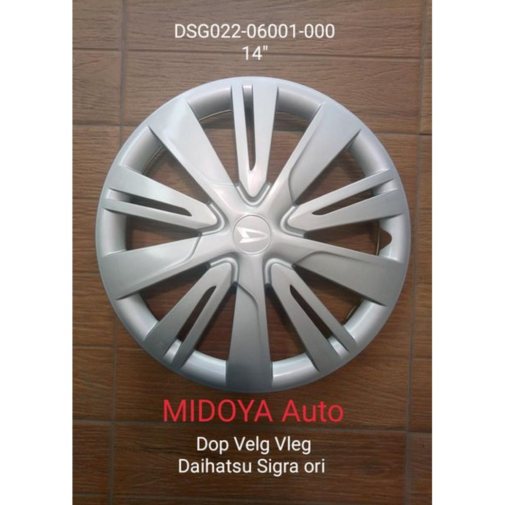 dop velg vleg daihatsu sigra ring 14 ori 1buah Terjangkau