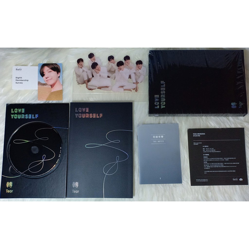 BTS LOVE YOURSELF TEAR OFFICIAL, "Y" VERSION, PC JHOPE