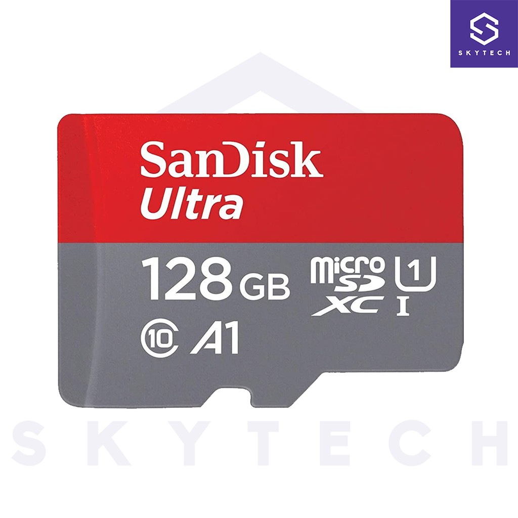 MICRO SD 128GB 100Mb/s SANDISK ULTRA ORIGINAL GARANSI RESMI