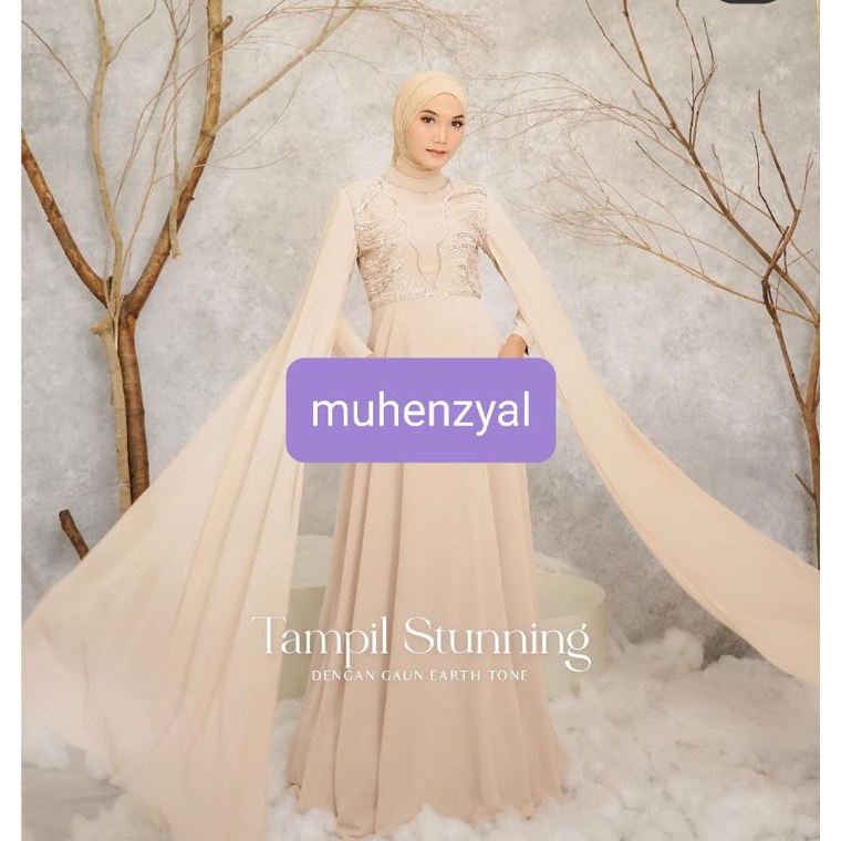 Liana dress-gaun terbaru-baju muslimah-gaun simpel-gaun lebaran