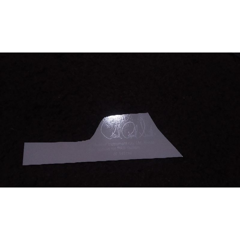 stiker water Slide decal logo prs std korea spesial white