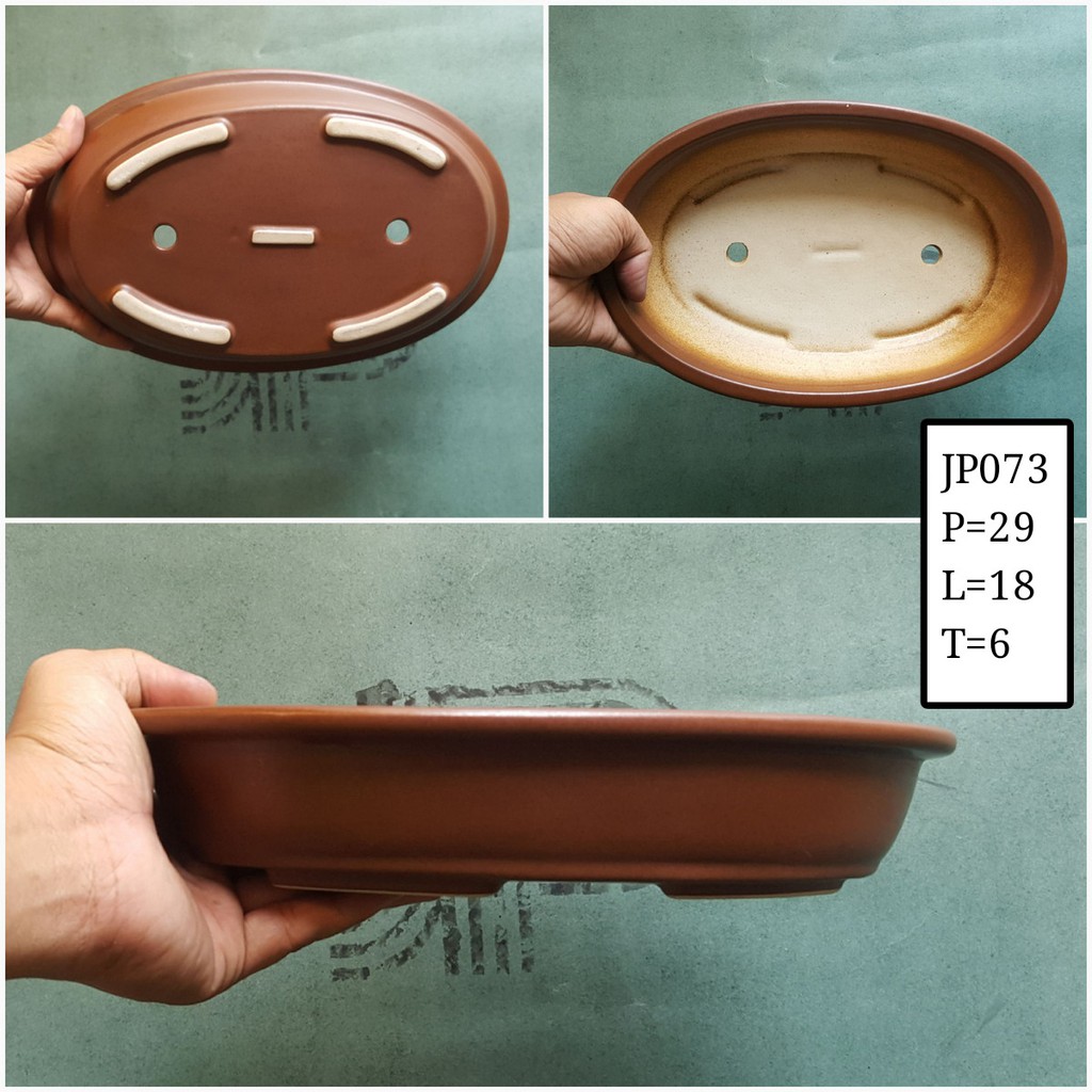 Pot Keramik Oval JP073