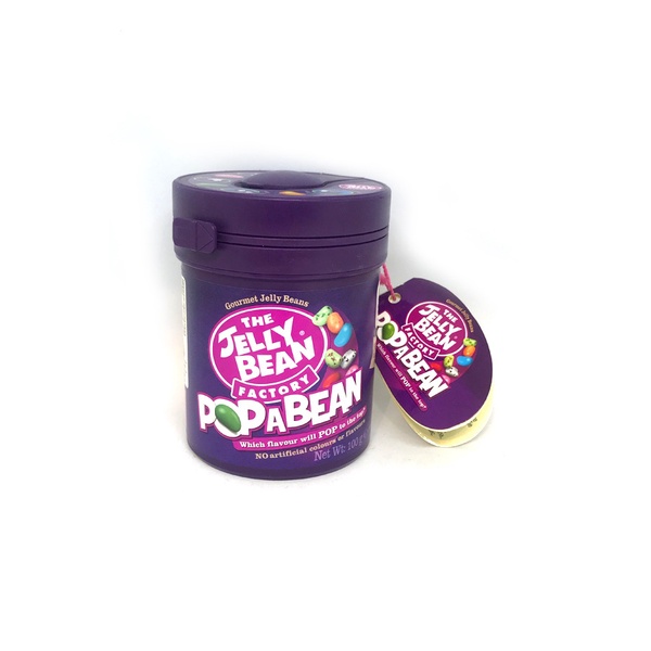 

THE JELLY BEAN POP A BEAN 100GRAM CYLINDER PACK IMPORT CANDY POPABEAN
