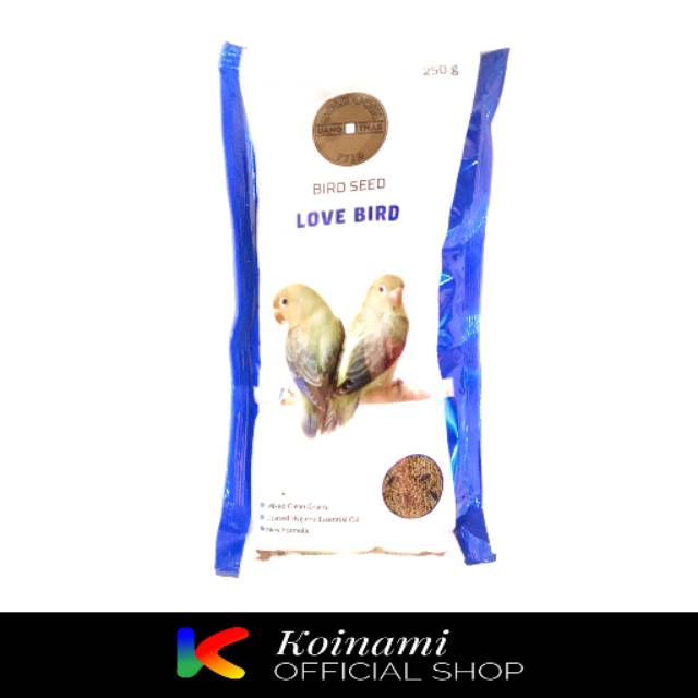 GOLD COIN LOVE BIRD / MAKANAN BURUNG LOVE BIRD