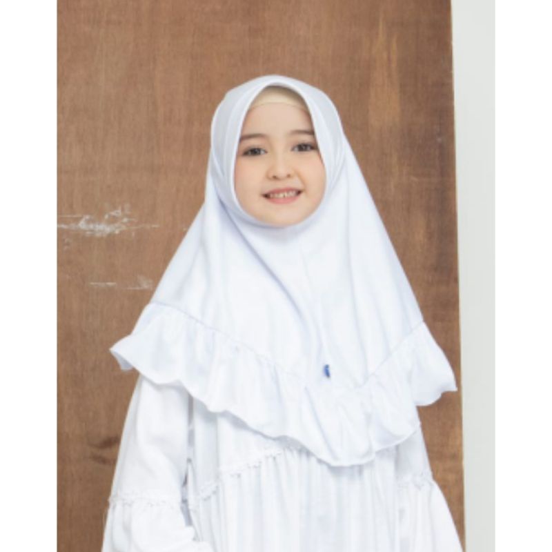 Jilbab Anak Raggakids Putih Jilbab Sekolah